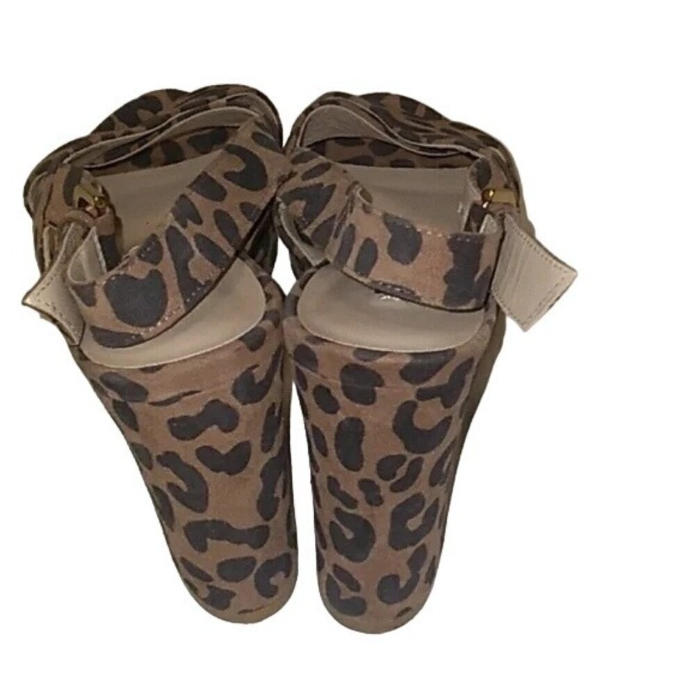 Stuart Weitzman Leopard Print Platform Sandals - image 4